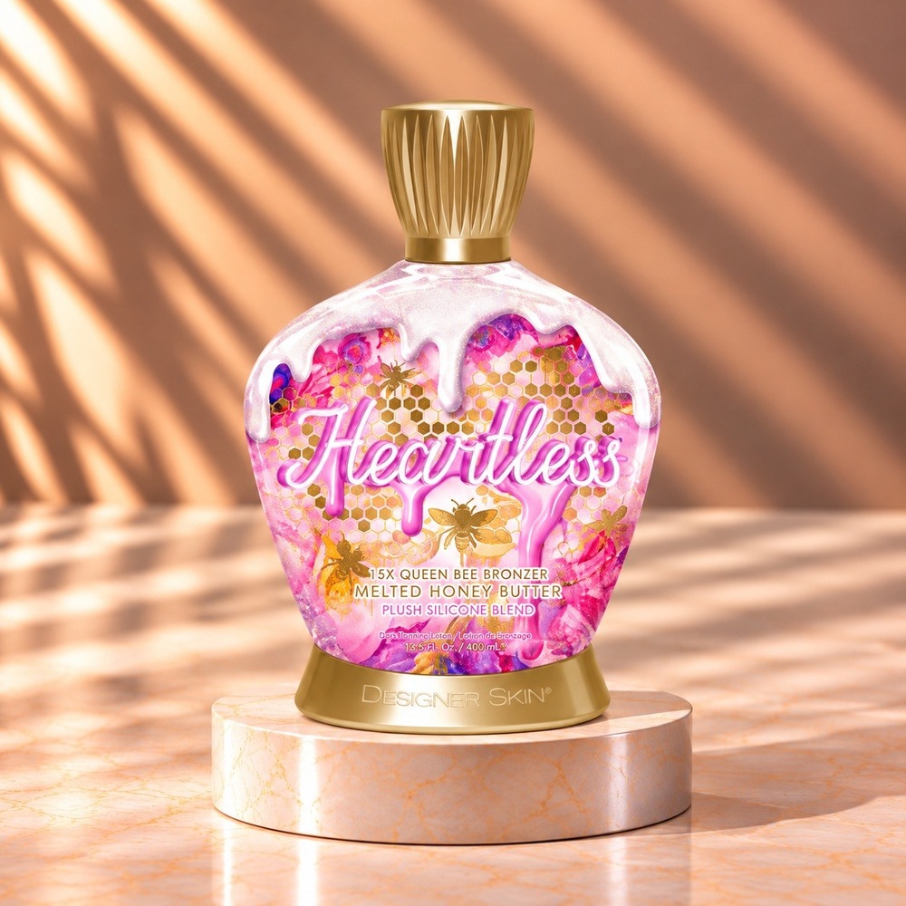 Designer Skin Heartless 15X Queen Bee Bronzer Tanning Lotion 13.5 oz Honey